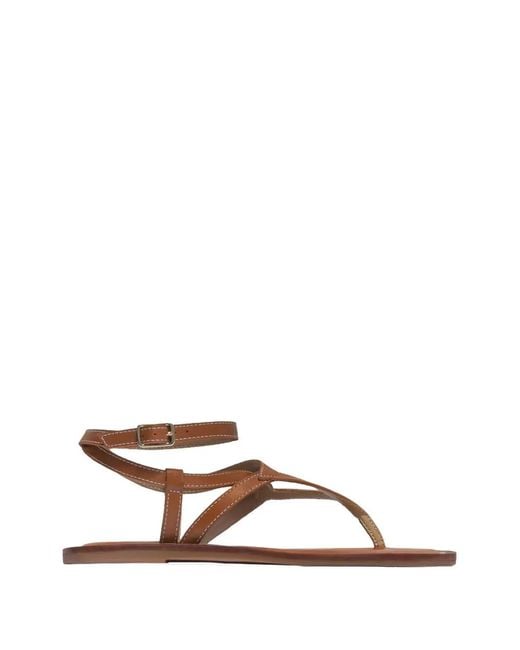 Bernardo Brown Mallorie Crisscross Ankle-Strap Sandals