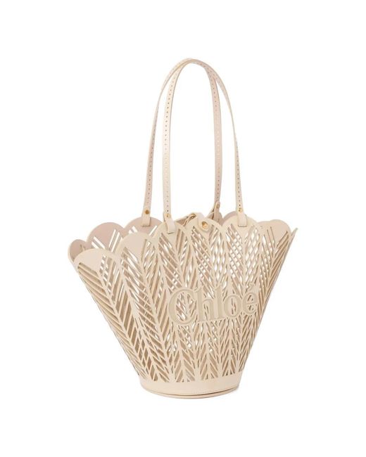 Borsa Shopping Soleil di Chloé in Natural