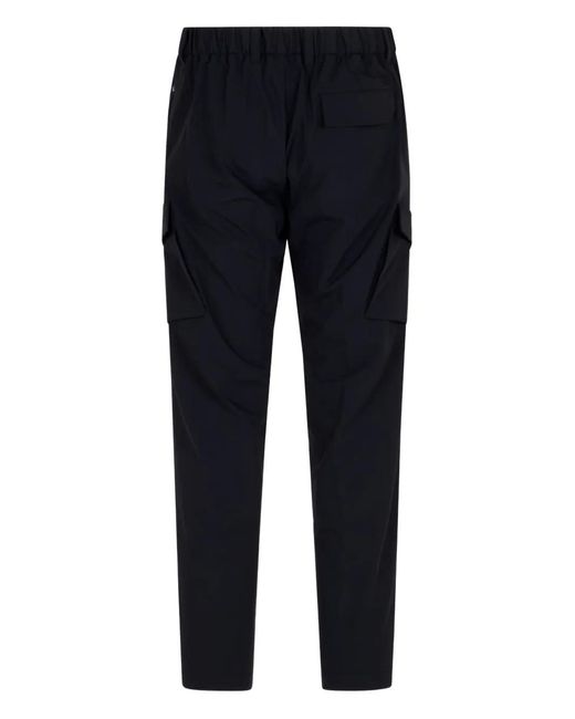 Herno Blue Elasticated-Waist Cargo Trousers for men
