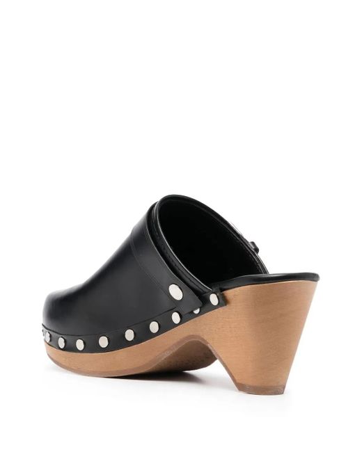 Isabel Marant Black Titya Clogs