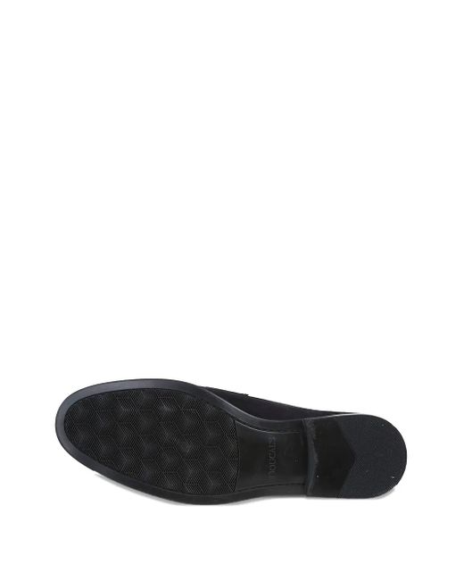 Mocassins En Daim À Entaille Penny Doucal's pour homme en coloris Black