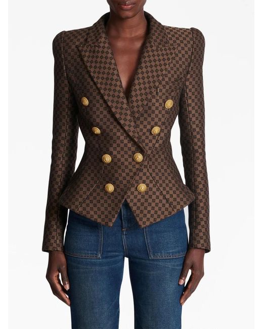 Blazers Balmain de color Brown