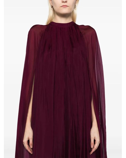 Sachin & Babi Red Tiana Gown