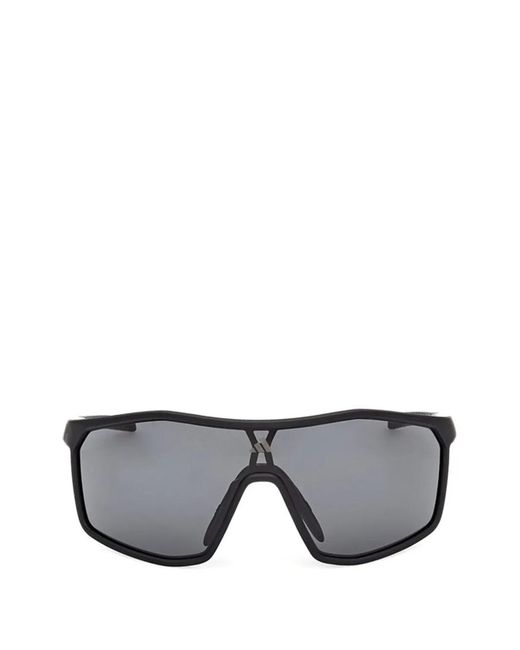 Adidas Gray Kalidro Geometric-frame Sunglasses for men