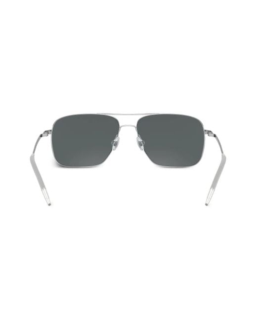 Oliver Peoples Gray Clifton Sunglasses for men
