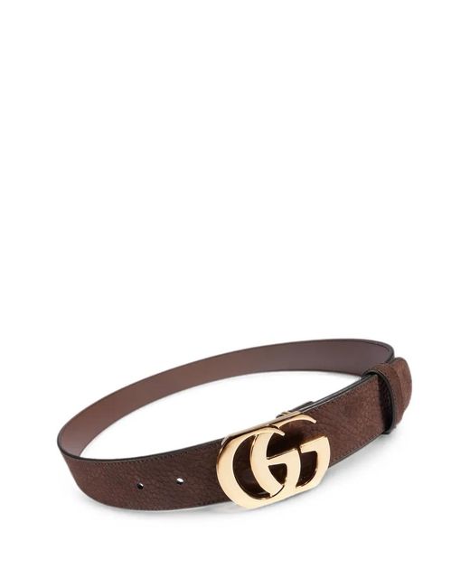 Gucci White Cut Gg Marmont Belt for men