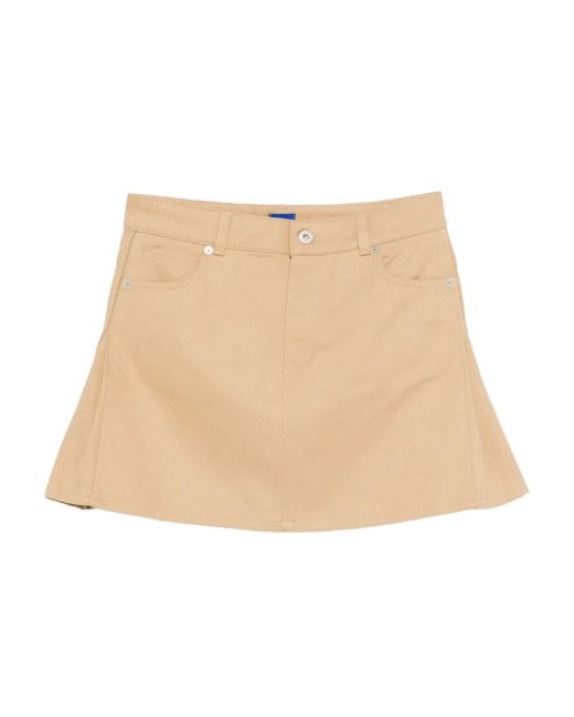 HUGO Natural Patch-Pockets Mini Skirt