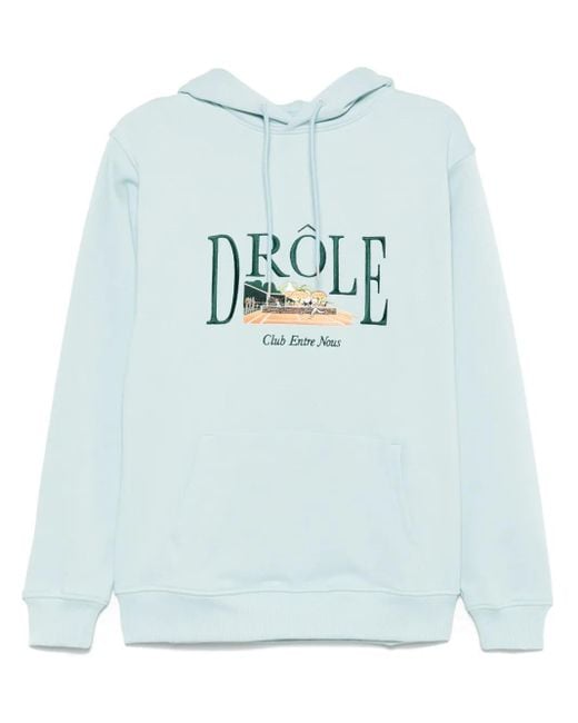 メンズ Drole de Monsieur Le Hoodie Tennis Court パーカー Gray