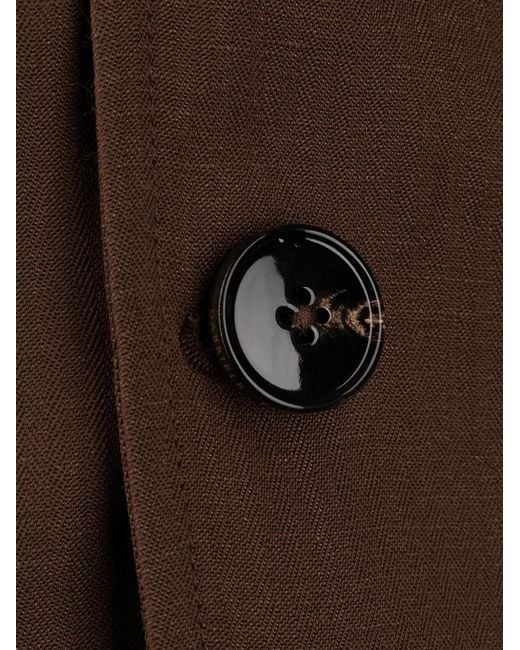 Gabriele Pasini Brown Button Flap Jacket for men