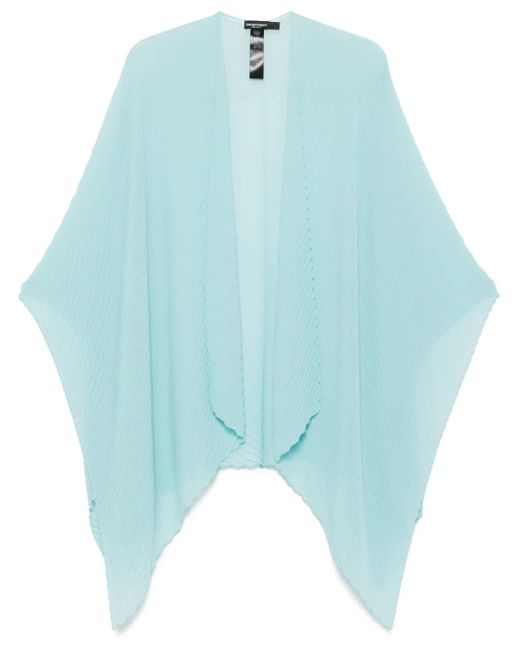 Emporio Armani Butterfly シフォン ケープ Blue