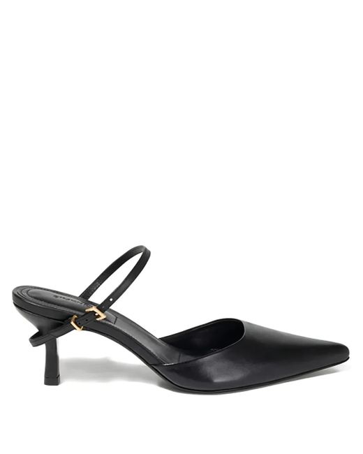 Jonathan Simkhai Black 65Mm Kieran Pointed Strap Pumps