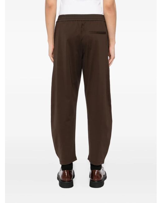 メンズ CROQUIS リブニット パンツ Brown