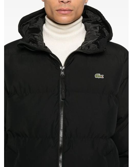 Lacoste Donsjas Met Capuchon in het Black voor heren