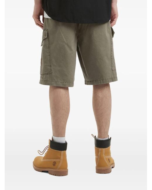 Izzue Green Cotton Bermuda Shorts for men