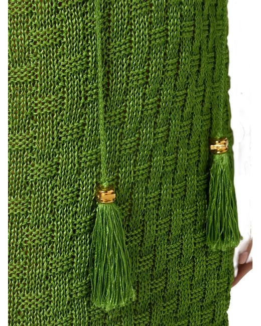 Elisabetta Franchi Green Mini Dress