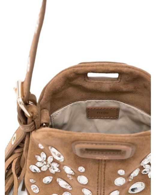 Bolso Miss M mini Maje de color Brown