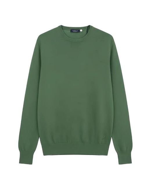 Tombolini Green Pull À Encolure Ronde for men