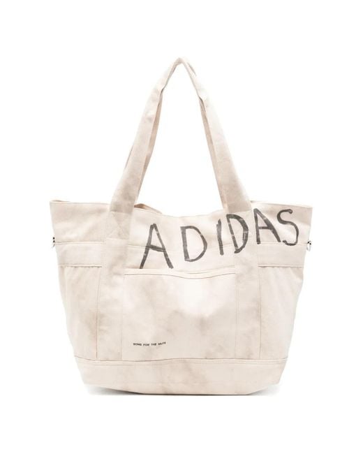 Adidas Natural X Song For The Mute Logo-Print Tote Bag
