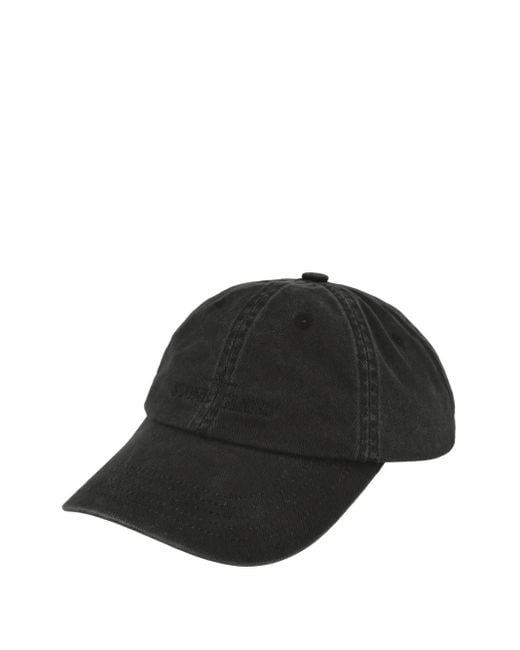 Stone Island Black Baseball Cap for men