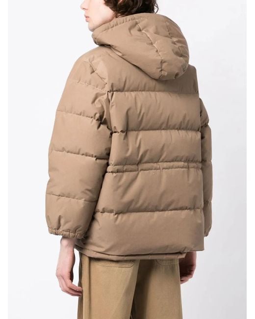 Neighborhood Natural Logo-Patch Padded Jacket for men