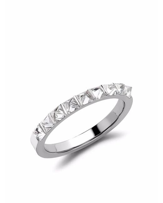 Pragnell White Platinum Rockchic Diamond Eternity Ring