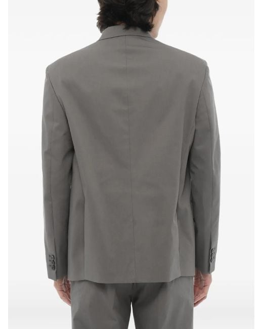 Neil Barrett Gray Single-Breasted Suit for men