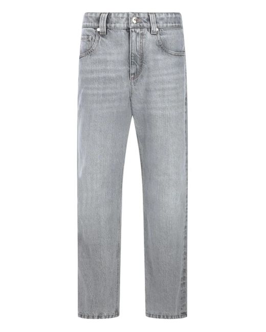 Brunello Cucinelli ファイブポケット ジーンズ Gray