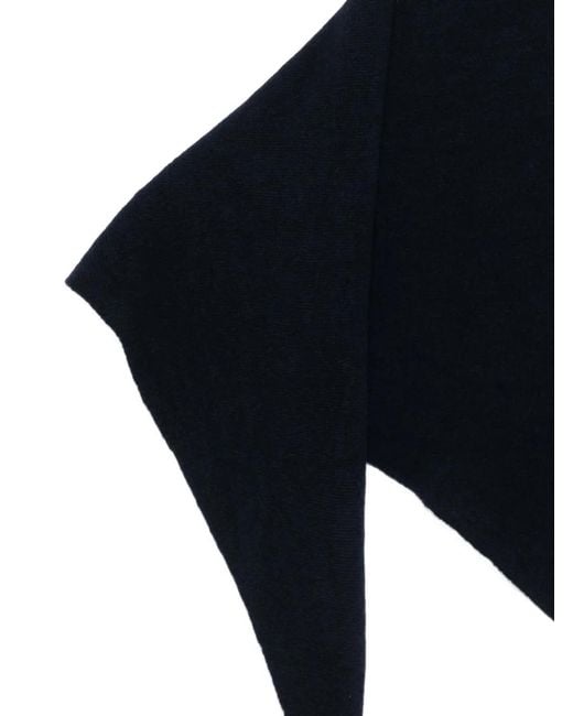 Alysi Blue Knit Scarf