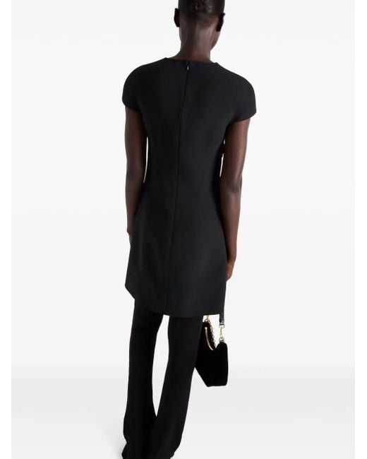 Prada Black Sablé Mini Dress