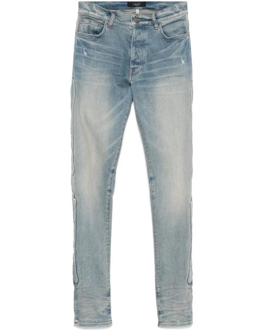 Amiri Blue 3D-Bones Jeans for men