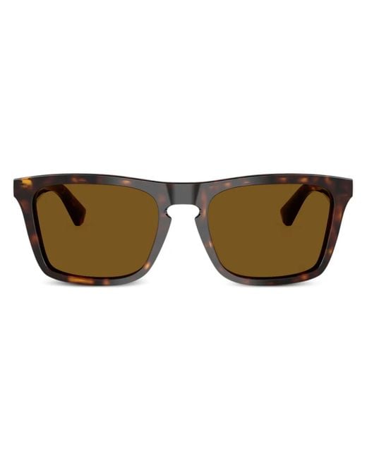 Burberry Brown Logo-Print Sunglasses for men