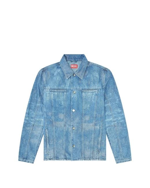 DIESEL Blue D-Seron-Fsi Denim Jacket for men