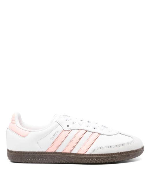 Adidas White Samba Og Sneakers