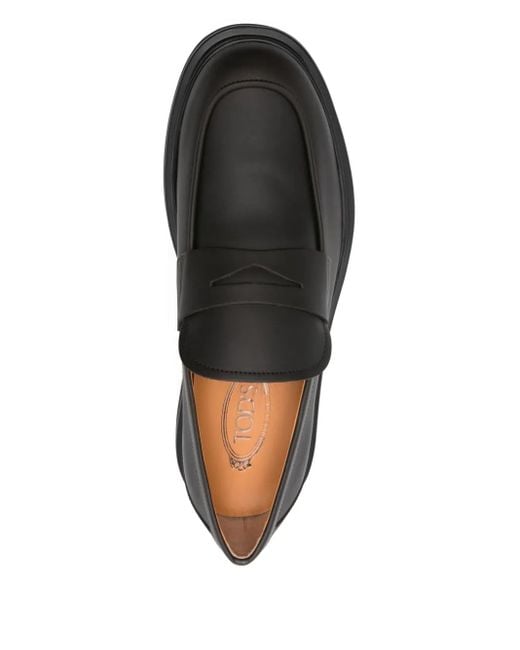 Tod's Gray Loafer Shoes for men
