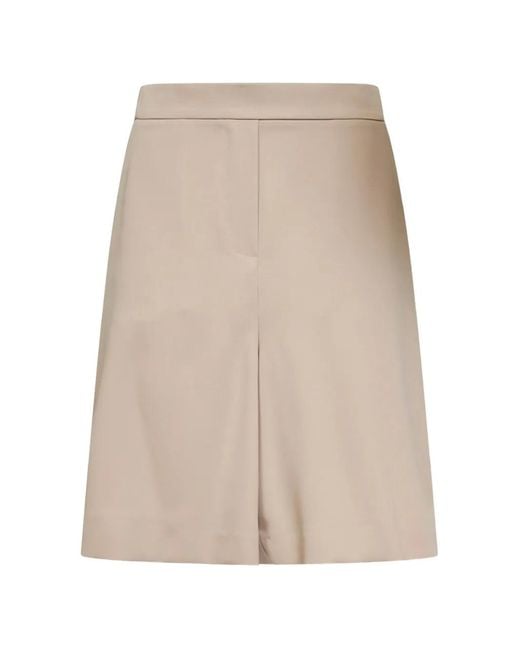 P.A.R.O.S.H. Natural Pleated Tailored Shorts