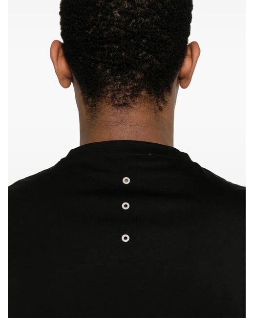 Premiata Black Logo-Print Crewneck T-Shirt for men