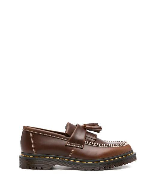 Dr. Martens メンズ ブラウン Adrian Orleans タッセルローファー 