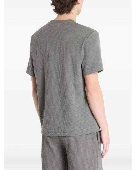HUGO Gray T-Shirt De Pyjama À Logo Imprimé for men