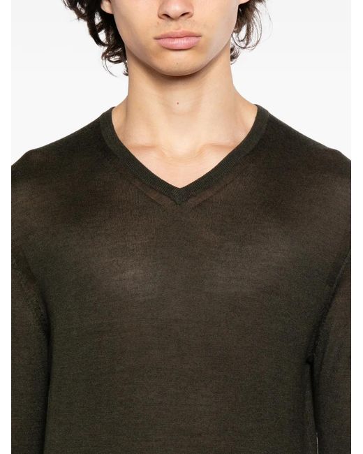 N.Peal Cashmere Gray Conduit Top for men