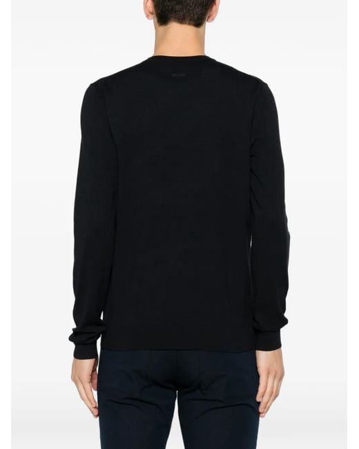 Boss Black Crew-Neck Sweater for men