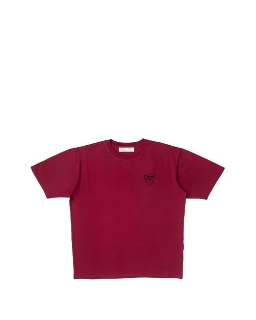 HTC Red Logo-Print Cotton T-Shirt