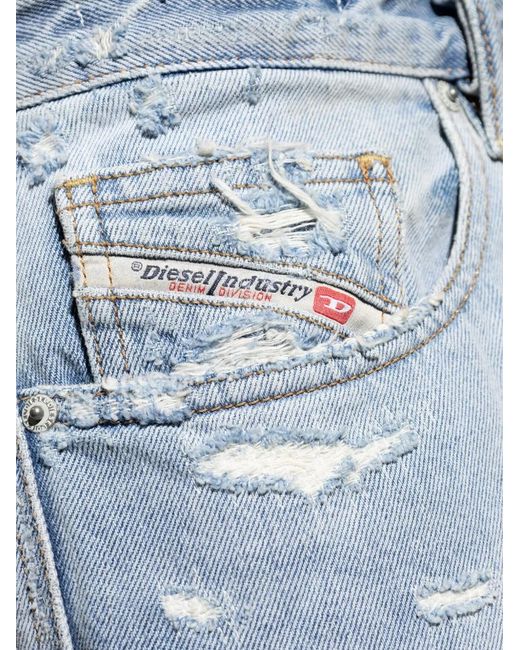 DIESEL Blue D-Rise Jeans for men