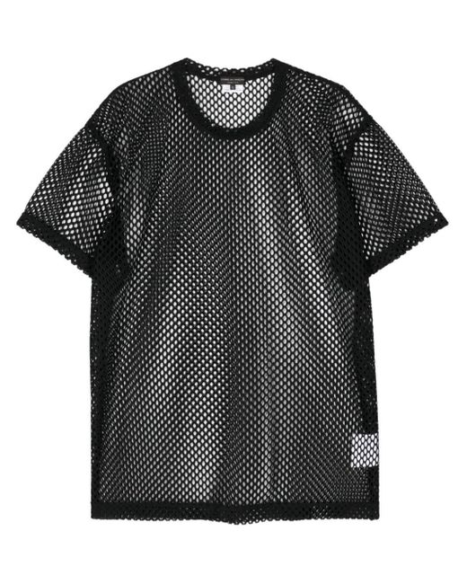 Comme des Garçons Black Crew-neck Mesh T-shirt for men