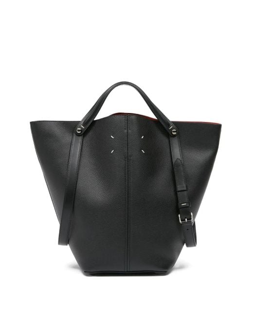 Maison Margiela Black Medium Dress-Age Dual-Wear Tote Bag