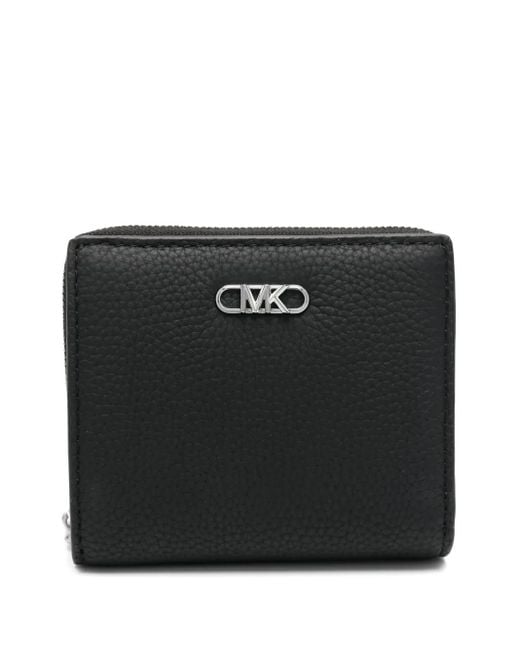 Michael Kors Black Logo-Plaque Wallet
