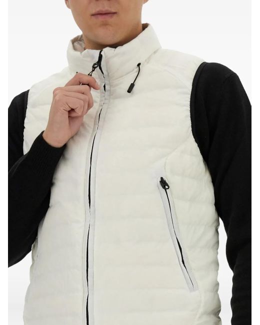 JG1 Black Quilted Padded Vest for men