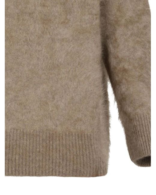 Max Mara Trui Met Ronde Hals in het Natural