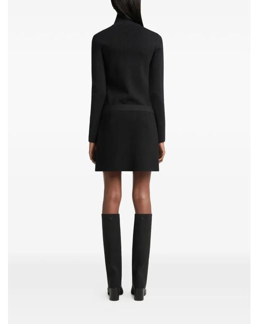 Pull Zippé À Patch Logo Courreges en coloris Black