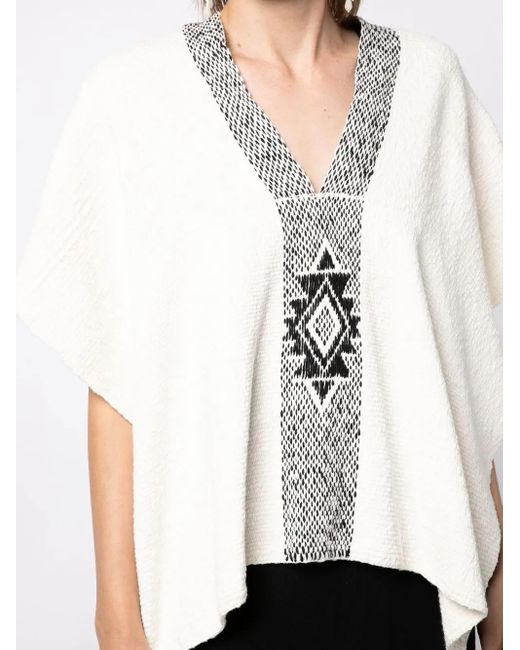 Voz Gebreide Top in het White