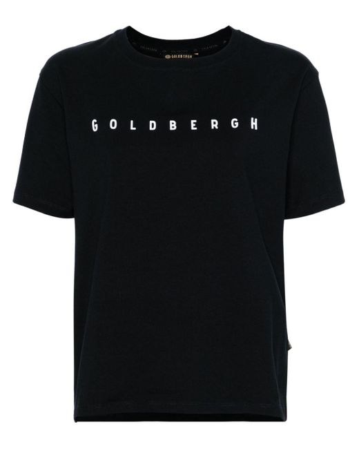 Goldbergh Black Ruth Crew-neck T-shirt